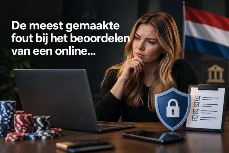 De meest gemaakte fout bij het beoordelen van een online casino