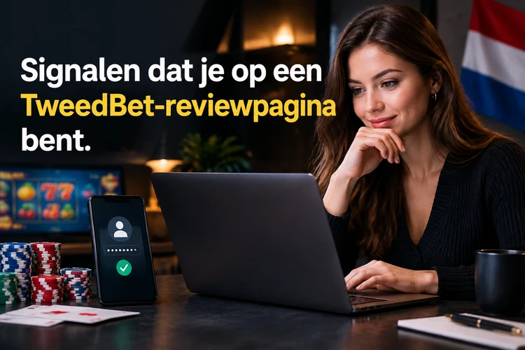 Signalen dat je op een TweedBet-reviewpagina bent